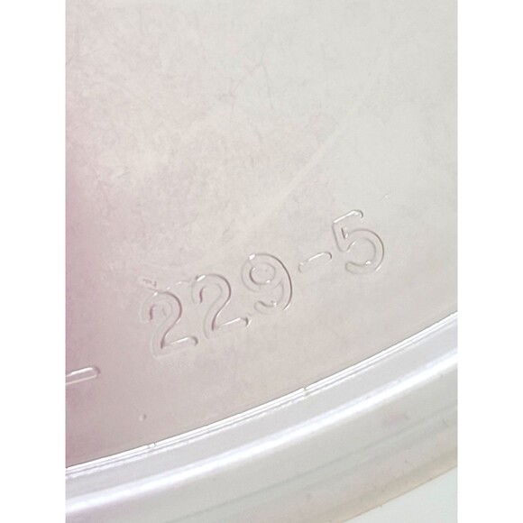 Vintage 3 Pc Tupperware Suzette Divided Relish Serving Tray 608-12 /229-5 Red - Picture 6 of 6